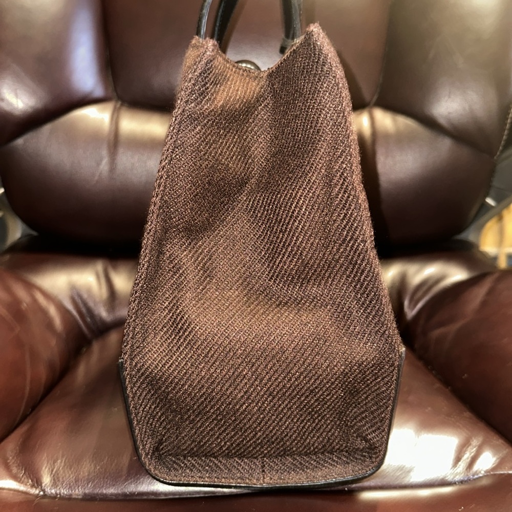 Brighton Wool & Croc Leather Bag - Picture 6 of 16